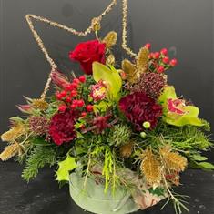 Stylish festive hat box