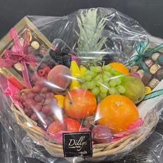 Fruit and chocolate hamper