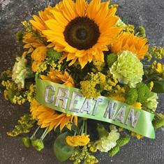 sunflower posy
