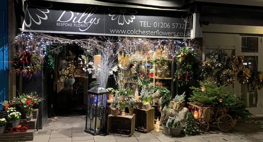 Dillys Florist Colchester Order Online or 01206 573222